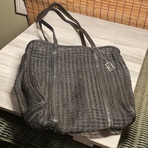 Etienne Aigner Women's Black Mesh Shoulder Bag